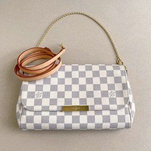 Louis Vuitton Favorite MM Azur Crossbody Bag